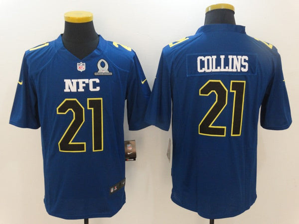 Men's New York Giants Landon Collins #21 Blue Game Player Jersey