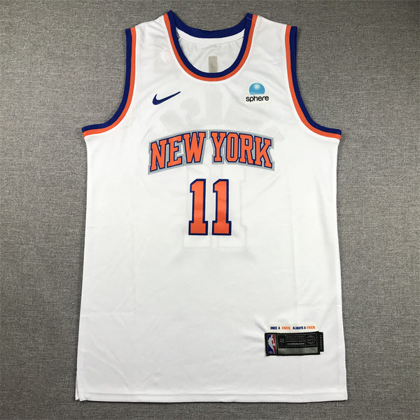 Men's New York Knicks Jalen Brunson #11 White Swingman Jersey - Association Edition