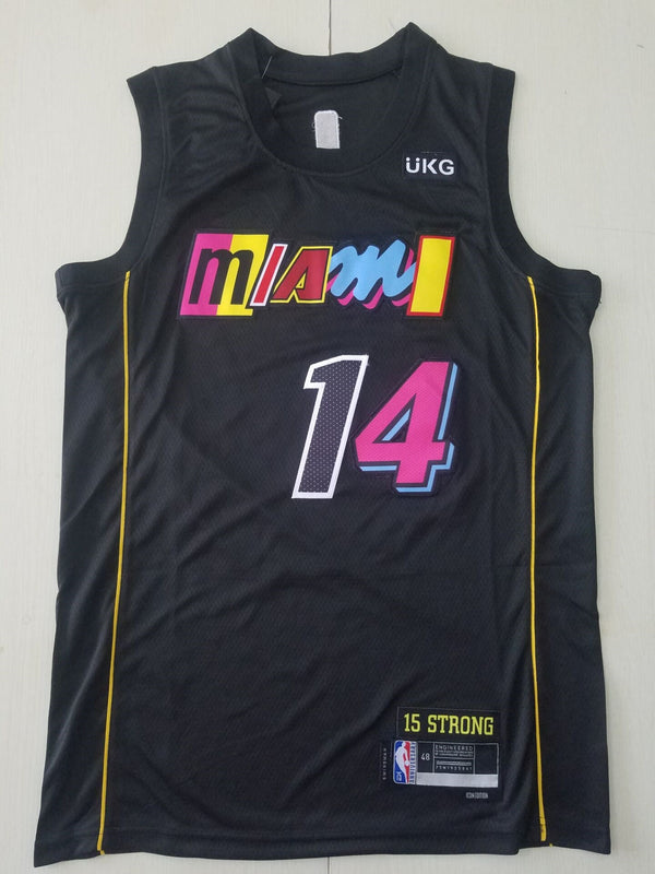 Men's Miami Heat Tyler Herro #14 Black Swingman Player Jersey - City Edition