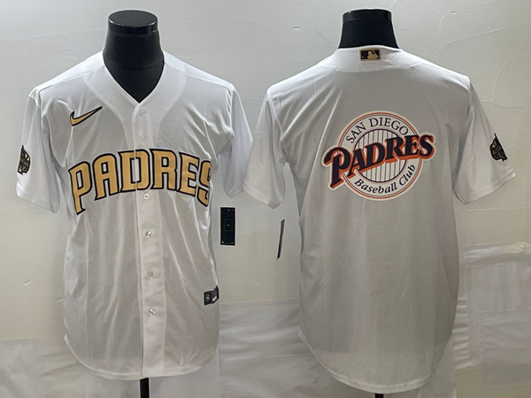 Men's San Diego Padres White Replica Player Jersey