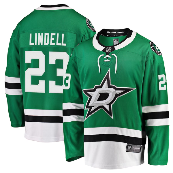 Men's Dallas Stars Esa Lindell #23 Kelly Green Breakaway Jersey