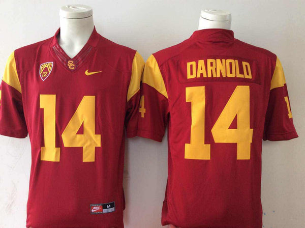 Men's USC Trojans Sam Darnold #14 Cardinal Player Game Jersey