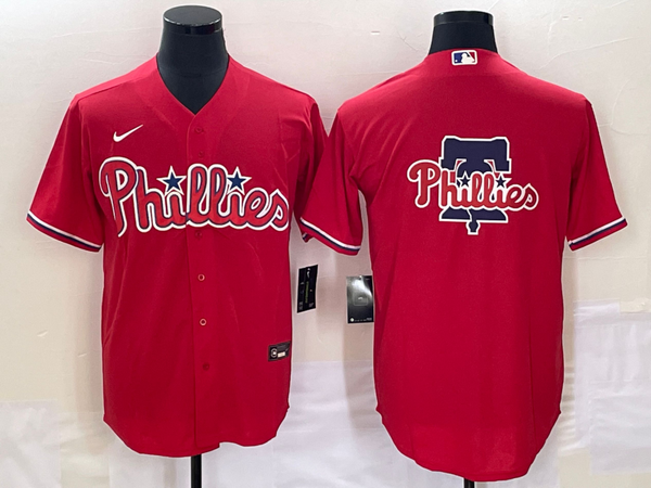 Men's Philadelphia Phillies Red Replica Team Jersey