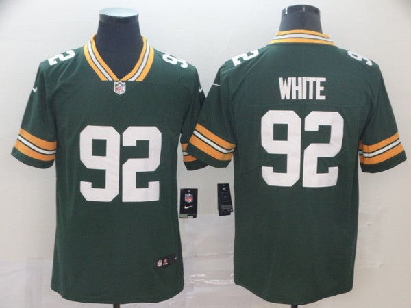 Men's Green Bay Packers Reggie White #92 Green Game Jersey