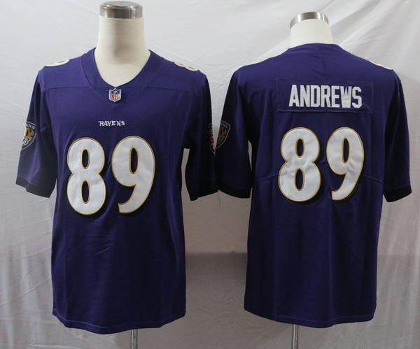 Men's Baltimore Ravens Mark Andrews #89 Purple Game Player Jersey