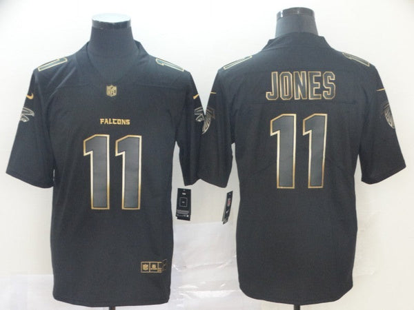 Men's Atlanta Falcons #11 Julio Jones Black Game Jersey