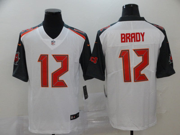 Men's Tampa Bay Buccaneers Tom Brady #12 White Game Player Jersey