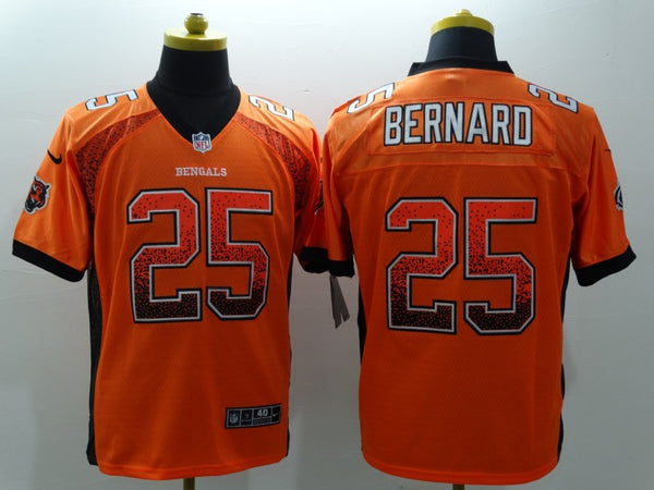 Men's Cincinnati Bengals Giovanni Bernard #25 Orange Game Jersey