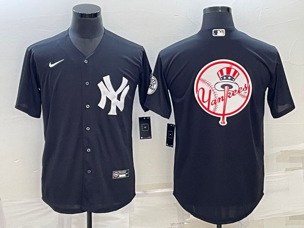 Men's New York Yankees Black Replica Team Jersey