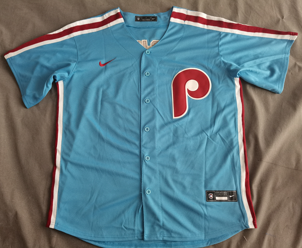 Men's Philadelphia Phillies Jean Segura #2 Blue Replica Baseball Jersey