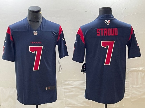 Men's Houston Texans C.J. Stroud #7 Navy Alternate Game Jersey