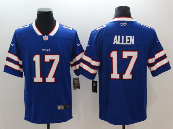 Men's Buffalo Bills Josh Allen #17 Blue Team Game Player Jersey