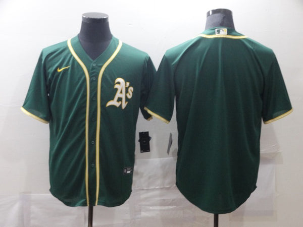 Men's Oakland Athletics Kelly Green Replica Blank Jersey