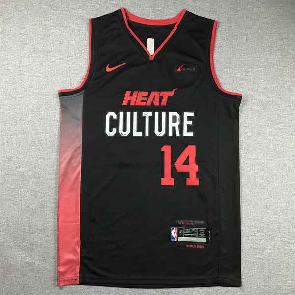 Men's Miami Heat Tyler Herro #14 Black 2023/24 Swingman Jersey - City Edition