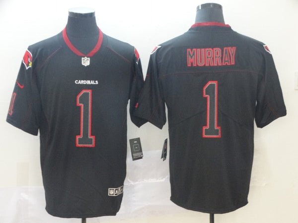 Men's Arizona Cardinals Kyler Murray #1 Black Authentic Game Jersey