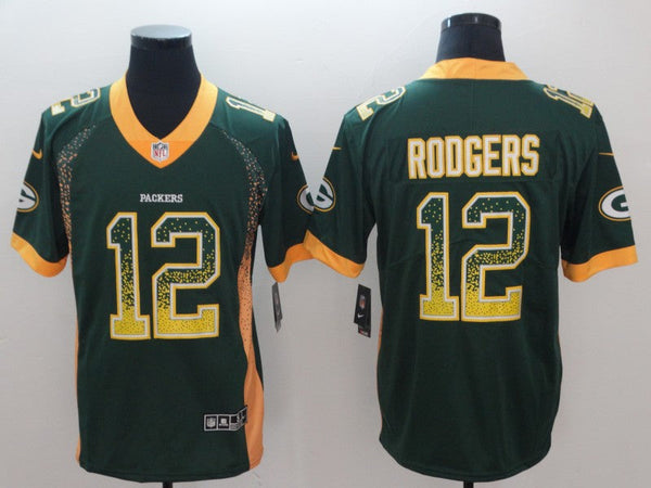 Men's Green Bay Packers Aaron Rodgers #12 Green Alternate Game Jersey