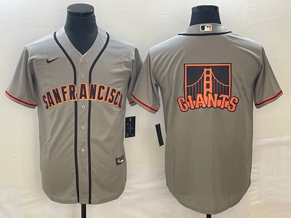 Men's San Francisco Giants Gray Replica Player Jersey