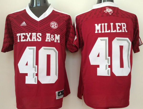 Men's Texas A&M Aggies Von Miller #40 Maroon Player Jersey