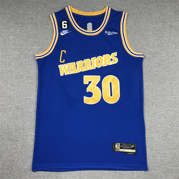 Men's Golden State Warriors Stephen Curry #30 Blue 2022/23 Swingman Jersey - Classic Edition