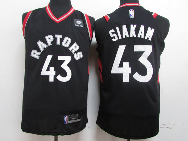 Men's Toronto Raptors Pascal Siakam #43 NBA Black Swingman Player Jersey