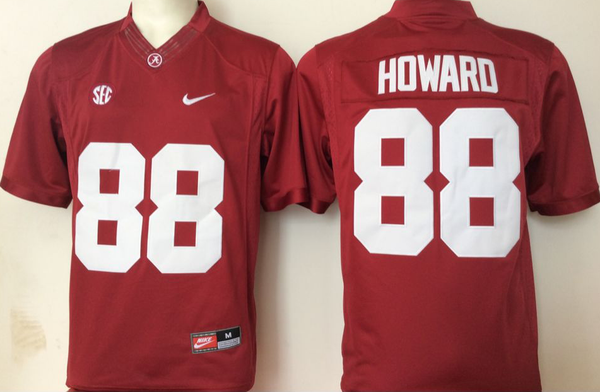 Men's Alabama Crimson Tide OJ Howard #88 Crimson Player Game Jersey