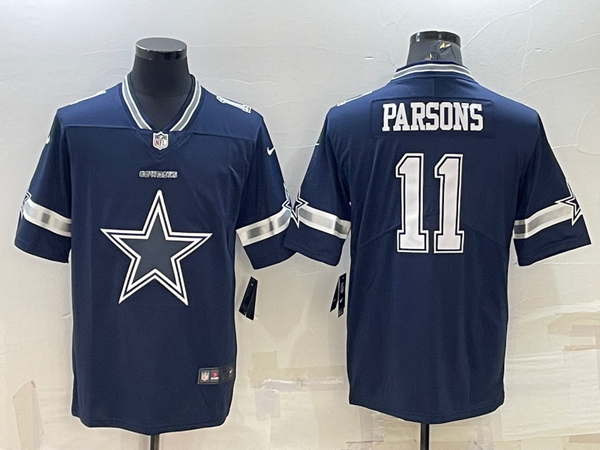 Men's Dallas Cowboys Micah Parsons #11 Navy Player Jersey