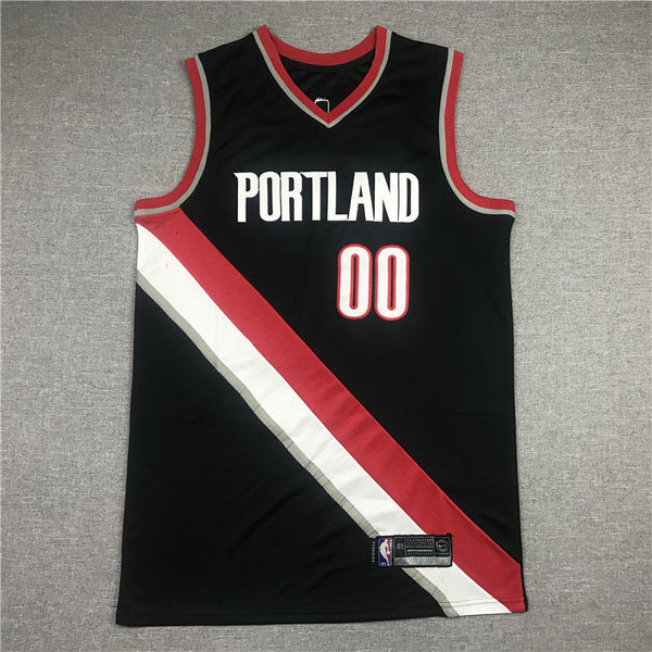 Men's Portland Trail Blazers Carmelo Anthony #00 Black Swingman Custom Jersey