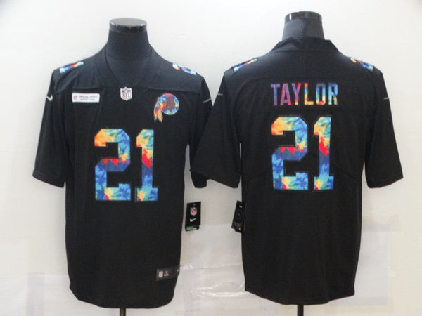 Men's Washington Redskins Sean Taylor #21 Black Game Player Jersey