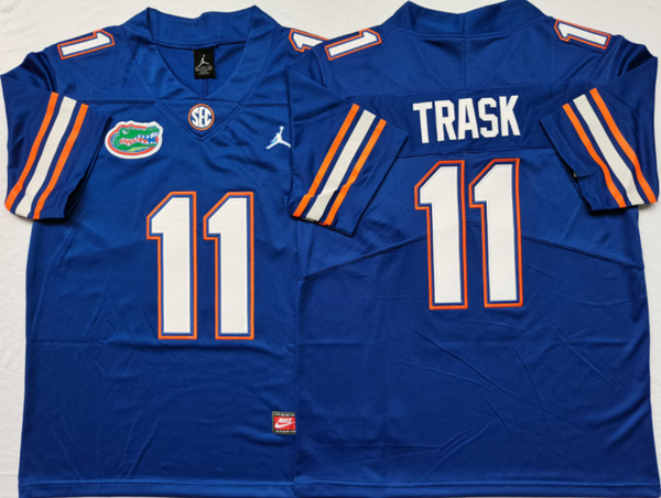 Men's Florida Gators Kyle Trask #11 Roayl Player Game Jersey