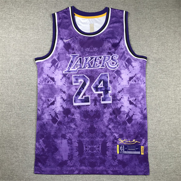 Men's Los Angeles Lakers Kobe Bryant #24 Purple Select Series Swingman Jersey