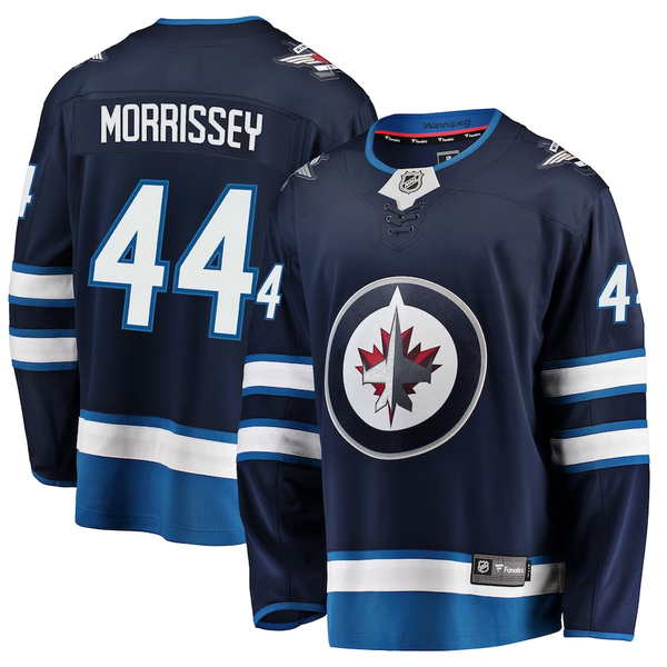 Men's Winnipeg Jets Josh Morrissey #44 Navy Home Breakaway Player Jersey