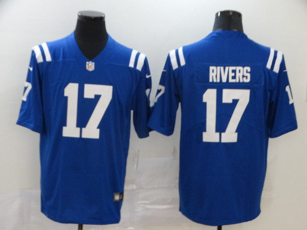 Men's Indianapolis Colts Philip Rivers #17 Blue Player Game Jersey