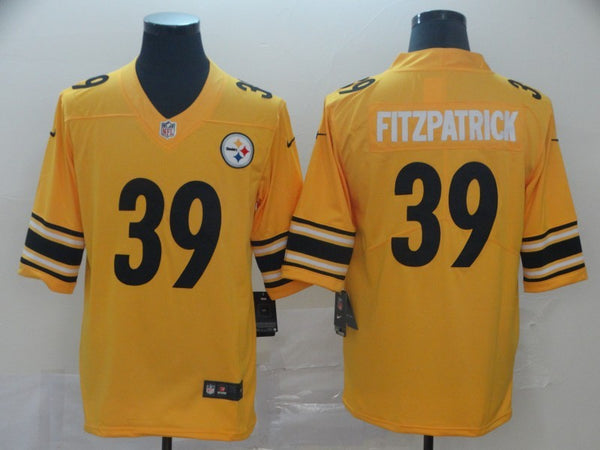 Men's Pittsburgh Steelers Minkah Fitzpatrick #39 Gold Inverted Team Game Jersey