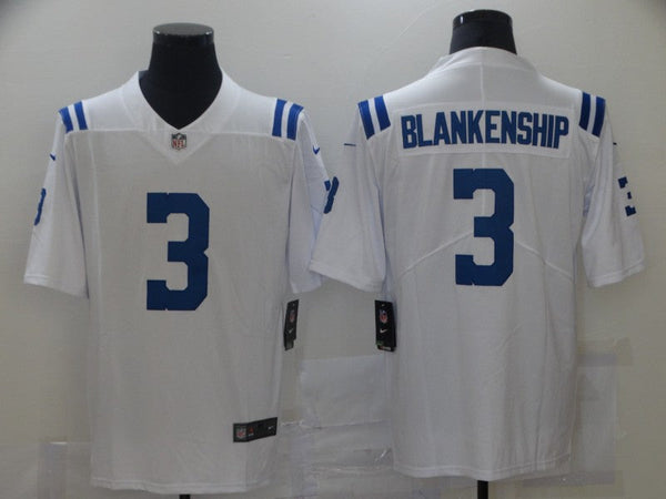 Men's Indianapolis Colts Rodrigo Blankenship #3 White Game Jersey