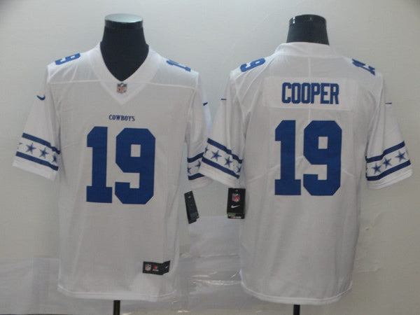 Men's Dallas Cowboys Amari Cooper #19 White Game Player Jersey