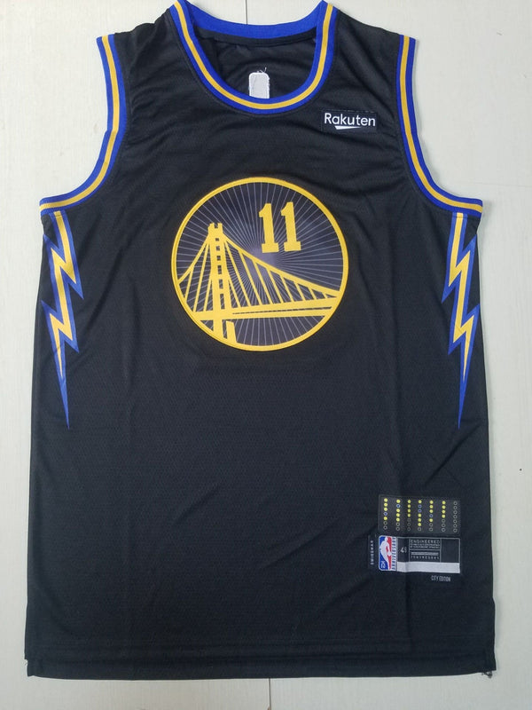 Men's Golden State Warriors Klay Thompson #11 City Edition Black Classic Jersey