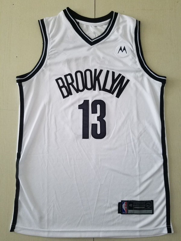 Men's Brooklyn Nets James Harden White 2020/21 Fast Break Replica Jersey