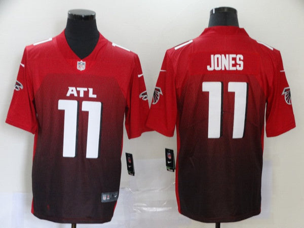 Men's Atlanta Falcons Julio Jones #11 Red 2nd Alternate Game Jersey