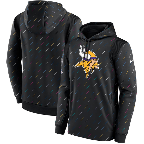 Men's Minnesota Vikings NFL 2021 Salute to Service Hoodie Black