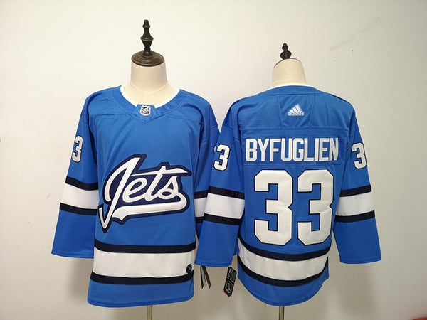 Men's Winnipeg Jets Dustin Byfuglien #33 Blue Home Breakaway Player Jersey