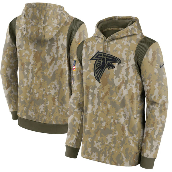 Men's Atlanta Falcons NFL 2021 Salute to Service Hoodie Camouflage