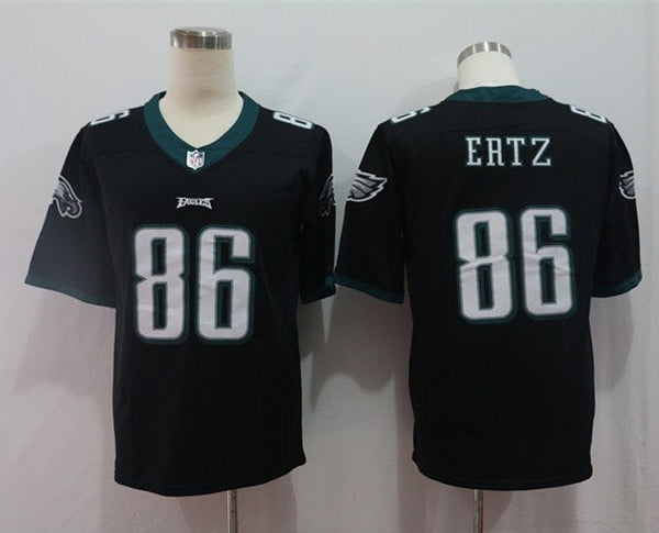 Men's Philadelphia Eagles Zach Ertz #86 Black Game Jersey