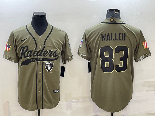 Men's Las Vegas Raiders Darren Waller #83 Olive 2022 Salute To Service Limited Jersey Joint Edition