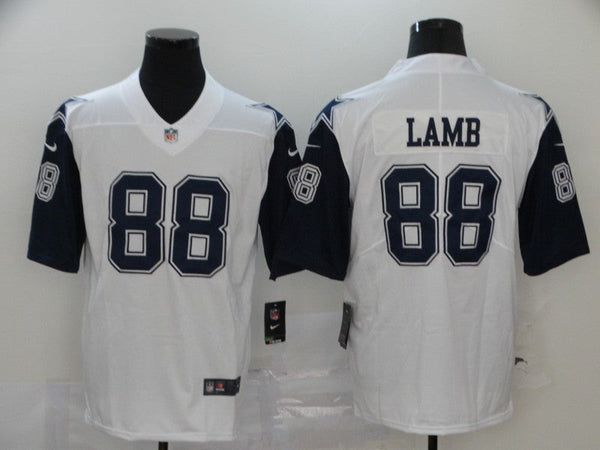 Men's Dallas Cowboys CeeDee Lamb #88 White Game Player Jersey