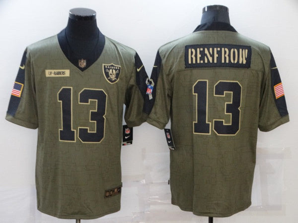 Men's Las Vegas Raiders Hunter Renfrow #13 Brown Game Jersey