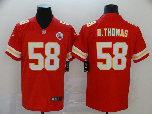 Men's Kansas City Chiefs Derrick Thomas #58 Red Game Jersey