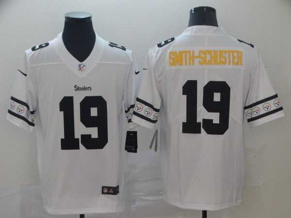 Men's Pittsburgh Steelers JuJu Smith-Schuster #19 White Player Game Jersey