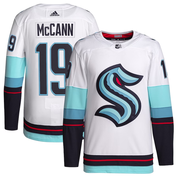 Men's Seattle Kraken Jared McCann #19 White Home Breakaway Player Jersey