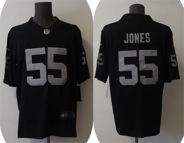 Men's Las Vegas Raiders Chandler Jones #55 Black Game Jersey