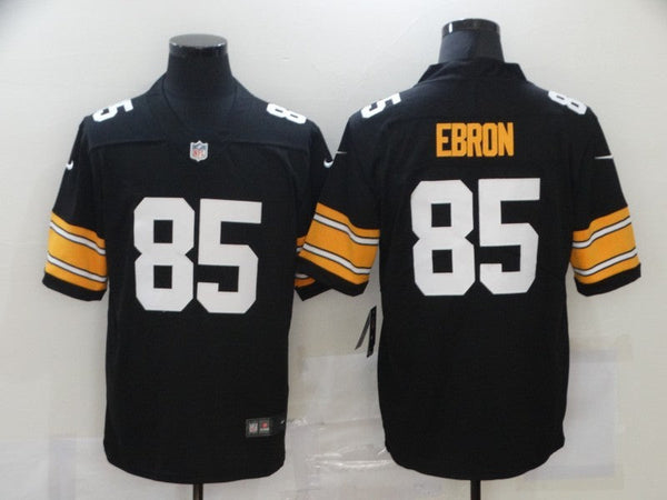 Men's Pittsburgh Steelers Eric Ebron #85 Black Player Game Jersey